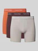 Boxershort met logo in band in een set van 3 stuks