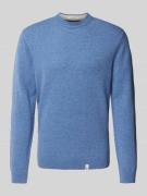 Gebreide pullover met labeldetails