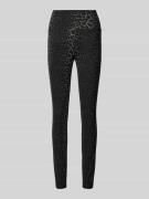 Super skinny fit legging met brede band, model 'AZZURRO'