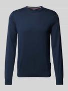 Gebreide pullover met ronde hals