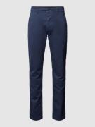 Slim fit chino met Franse steekzakken