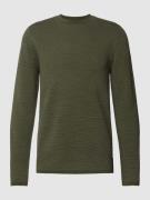 Gebreide pullover met ronde hals