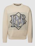 Gebreide pullover met labelstatement, model 'Kingdom'