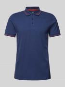 Slim fit poloshirt met logostitching, model 'G-Style'