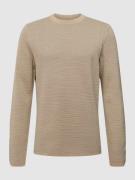 Gebreide pullover met ronde hals