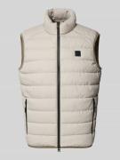 'Bodywarmer met labelbadge