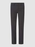 Slim fit chino met stretch, model 'Schino Slim'