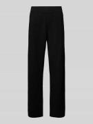 Wide fit stoffen broek met elastische band