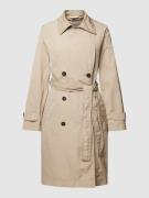 Trenchcoat met platte kraag