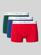 Boxershort met elastische band met logo in een set van 3 stuks