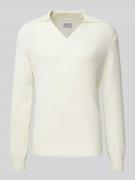 Gebreide pullover met V-hals