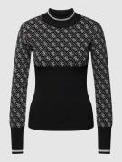 Gebreide pullover met turtleneck, model 'LISE'