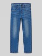 Slim fit jeans van katoenmix, model 'BRAD'