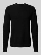 Gebreide pullover met structuurmotief, model 'ROSS'