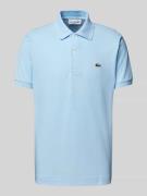 Regular fit poloshirt met labelpatch