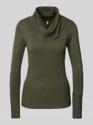 Gebreide pullover met ribboorden, model 'Dollie'