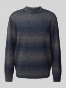 Gebreide pullover van viscose met labelstitching, model 'Gradient'