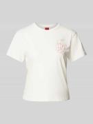 T-shirt met labelprint, model 'Destrel'