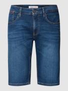 Korte jeans met labeldetails, model 'RONNIE'