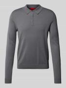 Gebreide pullover met polokraag