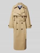 Trenchcoat met strikceintuur