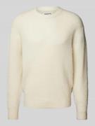 Gebreide pullover met ronde hals