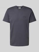 Regular fit T-shirt met labelpatch