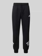 Sweatpants met labelprint