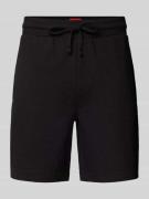 Regular fit sweatshorts met structuurmotief, model 'Austin'