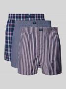 Boxershort met labelpatch in een set van 3 stuks