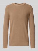 Gebreide pullover met ronde hals, model 'Svante'