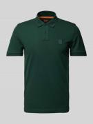 Poloshirt met labeldetail, model 'Passenger'