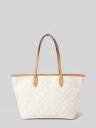 Shopper met labeldetail, model 'Iara'