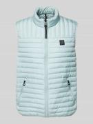 Bodywarmer met labeldetail