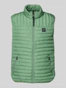 Bodywarmer met labeldetail