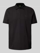 Poloshirt met labelprint