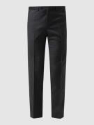 Modern fit pantalon van scheerwol, model 'Per'