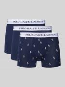 Boxershort met elastische band met logo in een set van 3 stuks