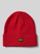 Beanie met labelpatch, model 'Effo'