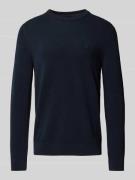 Regular fit pullover van puur katoen