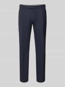 Regular fit pantalon met persplooien, model 'Peter'