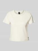 T-shirt met labelstitching