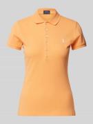 Poloshirt met labelstitching, model 'JULIE'