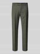 Modern fit pantalon met wol, model 'Brad'