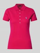 Poloshirt met labelstitching, model 'JULIE'