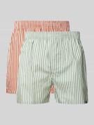 Boxershort met labeldetail in een set van 2 stuks