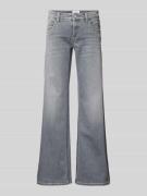 Wide leg jeans in 5-pocketmodel, model 'TESS'