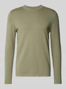 Gebreide pullover met ronde hals, model 'IRMINO'