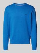 Gebreide pullover met ronde hals