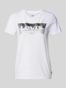 T-shirt met labelprint